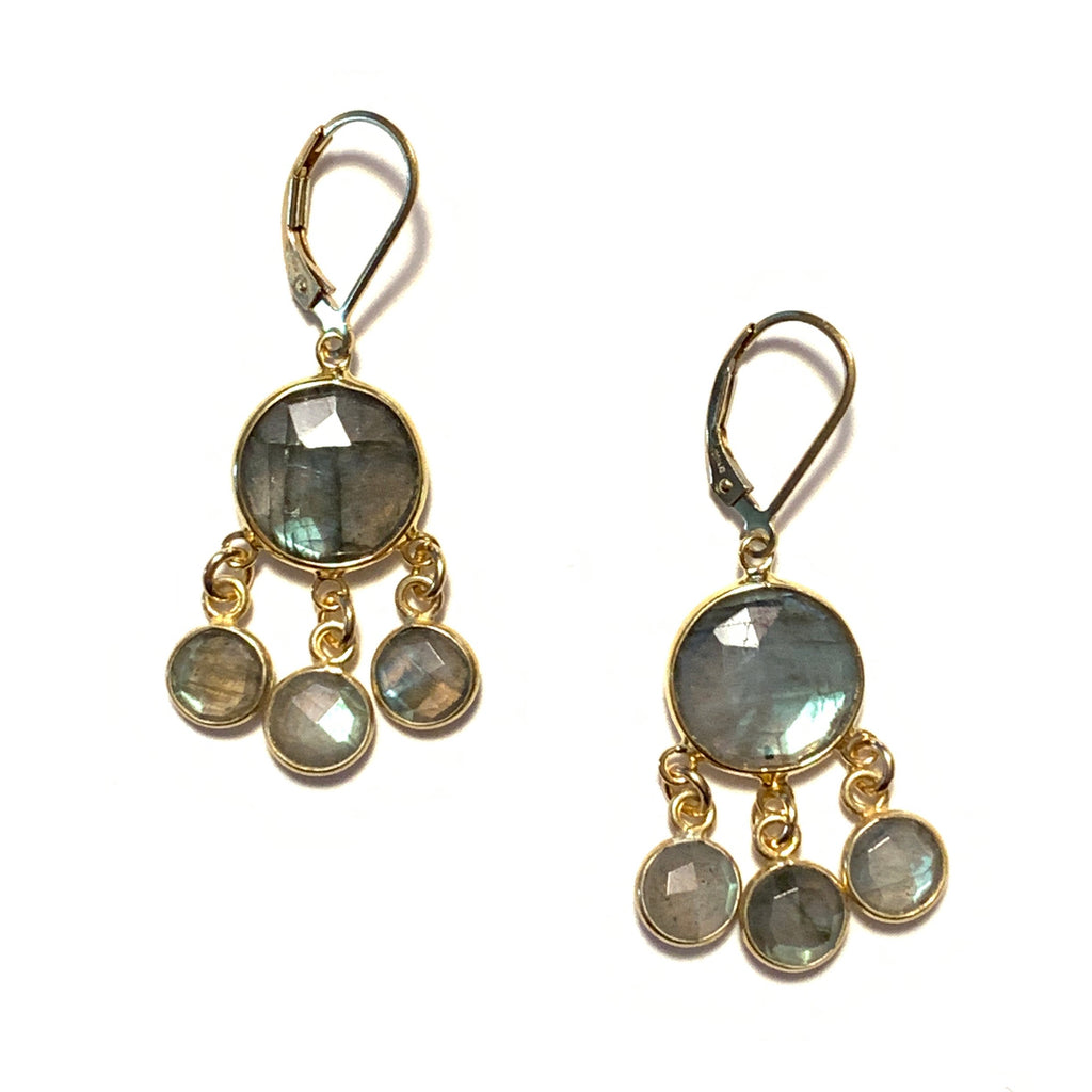Solid Design Studios Labradorite Chandelier Earrings