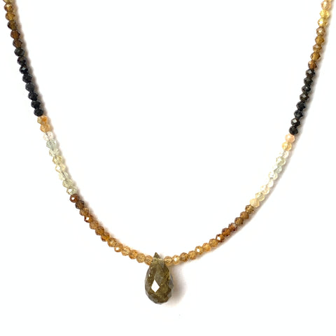 Solid Design Studios Faceted Tourmaline Necklace