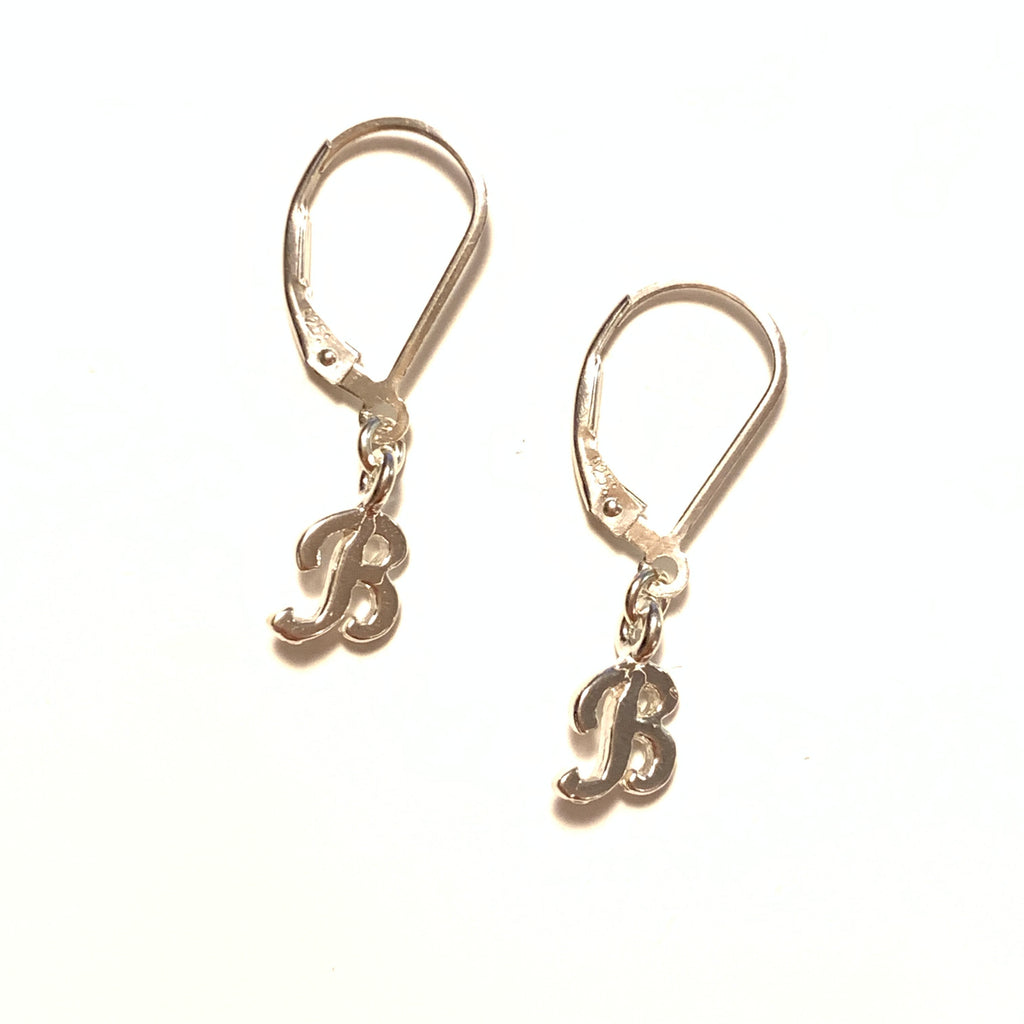Letter b earrings deals